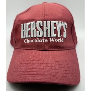 Hershey's Chocolate World Strapback Hat Cap Maroon JHats